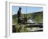 The Philippine Marine Battalion Landing Team Fire the Weapons System of a Light Armored Vehicle 300-Stocktrek Images-Framed Photographic Print