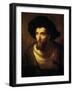 The Philosopher, 1650-Rembrandt van Rijn-Framed Giclee Print