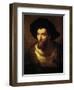 The Philosopher, 1650-Rembrandt van Rijn-Framed Giclee Print