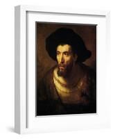 The Philosopher, 1650-Rembrandt van Rijn-Framed Giclee Print