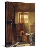 The Philosopher, 1844-Hubertus van Hove-Stretched Canvas