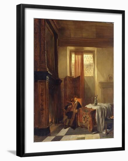 The Philosopher, 1844-Hubertus van Hove-Framed Giclee Print