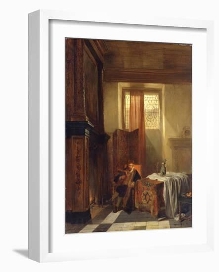 The Philosopher, 1844-Hubertus van Hove-Framed Giclee Print