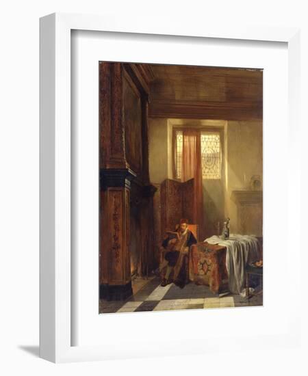 The Philosopher, 1844-Hubertus van Hove-Framed Giclee Print