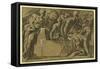 The Philosopher Diogenes and the Allegory of Astronomy-null-Framed Stretched Canvas