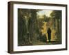 The Philosopher in the Park-Carl Spitzweg-Framed Art Print