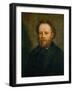 The Philosopher Pierre-Joseph Prudhon, 1865-Gustave Courbet-Framed Giclee Print