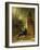 The Philosopher (The Reader in the Park)-Carl Spitzweg-Framed Giclee Print