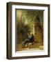 The Philosopher (The Reader in the Park)-Carl Spitzweg-Framed Giclee Print