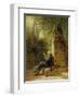 The Philosopher (The Reader in the Park)-Carl Spitzweg-Framed Giclee Print