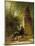 The Philosopher (The Reader in the Park)-Carl Spitzweg-Mounted Giclee Print