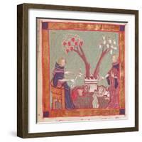 The Philosophers Will, from a Manuscript of Alchemy, 14th Century-null-Framed Giclee Print