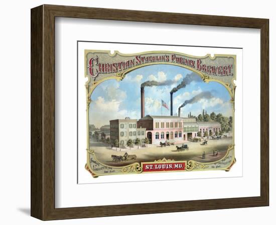 The Phoenix Brewery, St. Louis-null-Framed Art Print