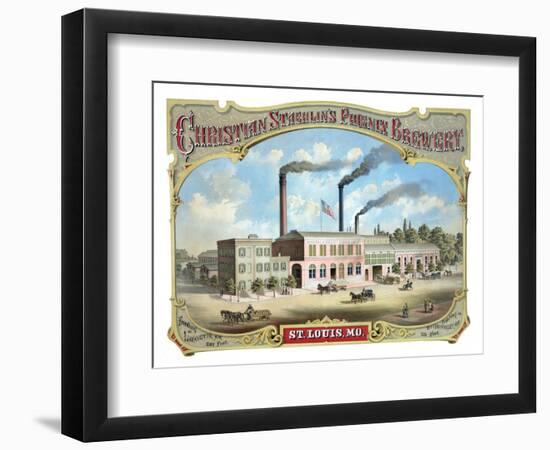 The Phoenix Brewery, St. Louis-null-Framed Art Print