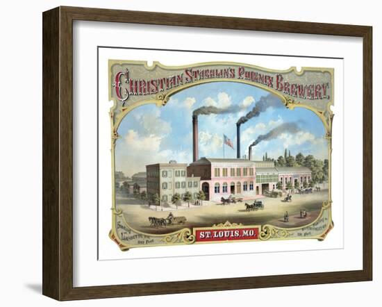 The Phoenix Brewery, St. Louis-null-Framed Art Print