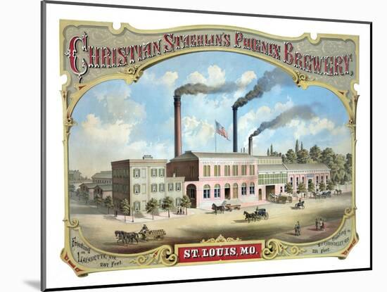 The Phoenix Brewery, St. Louis-null-Mounted Art Print