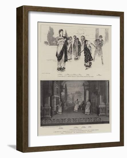 The Phormio at Westminster School-Frank Craig-Framed Giclee Print