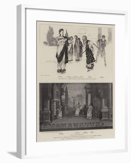 The Phormio at Westminster School-Frank Craig-Framed Giclee Print