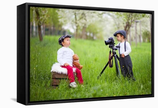 The Photographer-Tatyana Tomsickova-Framed Stretched Canvas