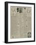 The Phrenological and Mesmeric Chart-null-Framed Giclee Print