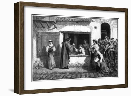 The Physician, 1877-Moritz Klinkicht-Framed Giclee Print