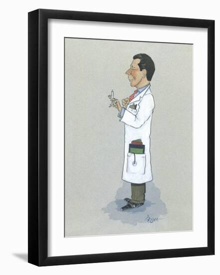 The Physician-Simon Dyer-Framed Premium Giclee Print