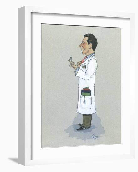 The Physician-Simon Dyer-Framed Premium Giclee Print