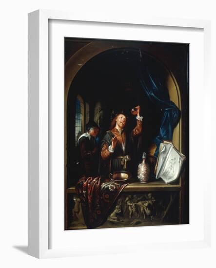 The Physician-Gerard Dou-Framed Giclee Print