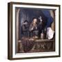 The Physician-Gerard Dou-Framed Art Print