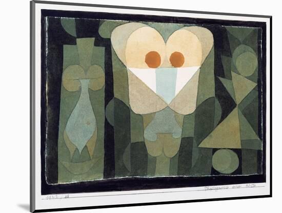 The Physiognomy of a Blossom, 1922-Paul Klee-Mounted Giclee Print