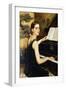 The Pianist, (Oil on Canvas)-Wilfred Gabriel de Glehn-Framed Giclee Print