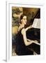 The Pianist, (Oil on Canvas)-Wilfred Gabriel de Glehn-Framed Giclee Print