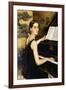 The Pianist, (Oil on Canvas)-Wilfred Gabriel de Glehn-Framed Giclee Print