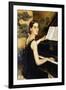 The Pianist, (Oil on Canvas)-Wilfred Gabriel de Glehn-Framed Giclee Print