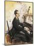 The Pianist Rey Colaco, 1883-Giovanni Canavesio-Mounted Giclee Print