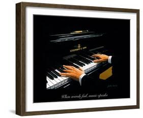 The Pianist-Julia Drake-Framed Giclee Print