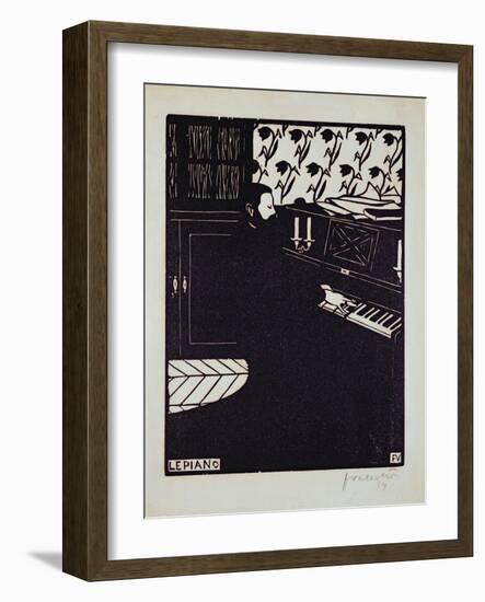 The Piano, 1914-Félix Vallotton-Framed Giclee Print