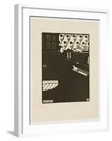 The Piano, from the Series 'Musical Instruments', 1896-97-Félix Vallotton-Framed Giclee Print