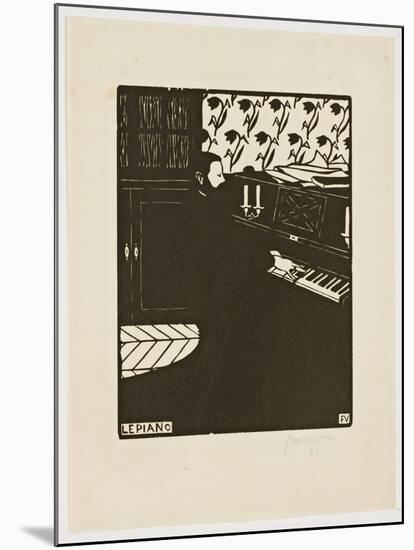 The Piano, from the Series 'Musical Instruments', 1896-97-Félix Vallotton-Mounted Giclee Print