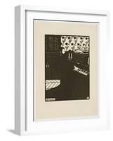 The Piano, from the Series 'Musical Instruments', 1896-97-Félix Vallotton-Framed Giclee Print