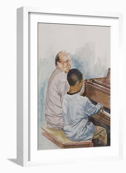 The Piano Lesson, 2003-Colin Bootman-Framed Giclee Print