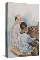 The Piano Lesson, 2003-Colin Bootman-Stretched Canvas