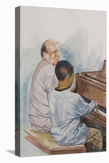 The Piano Lesson, 2003-Colin Bootman-Stretched Canvas