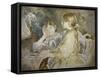 The Piano Lesson-Berthe Morisot-Framed Stretched Canvas