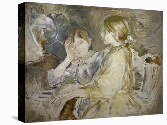 The Piano Lesson-Berthe Morisot-Stretched Canvas