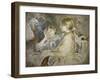 The Piano Lesson-Berthe Morisot-Framed Giclee Print