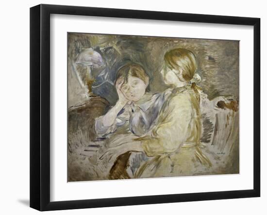 The Piano Lesson-Berthe Morisot-Framed Giclee Print