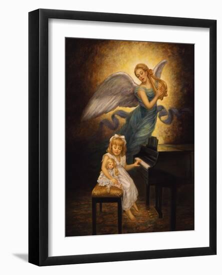 The Piano-Edgar Jerins-Framed Giclee Print