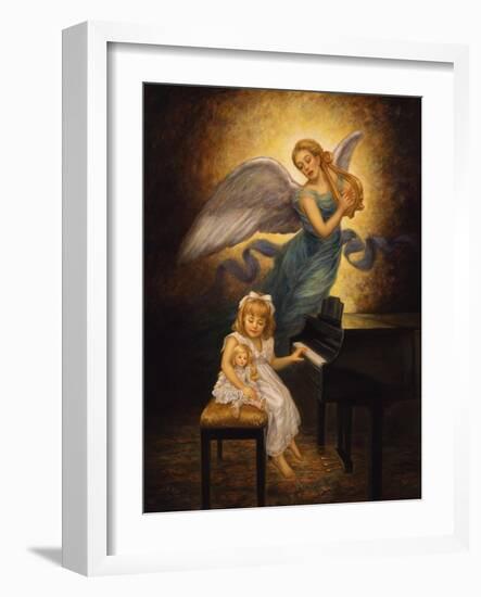 The Piano-Edgar Jerins-Framed Giclee Print