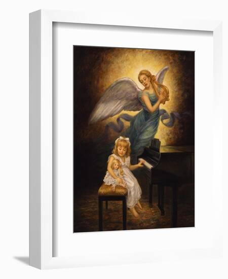 The Piano-Edgar Jerins-Framed Giclee Print